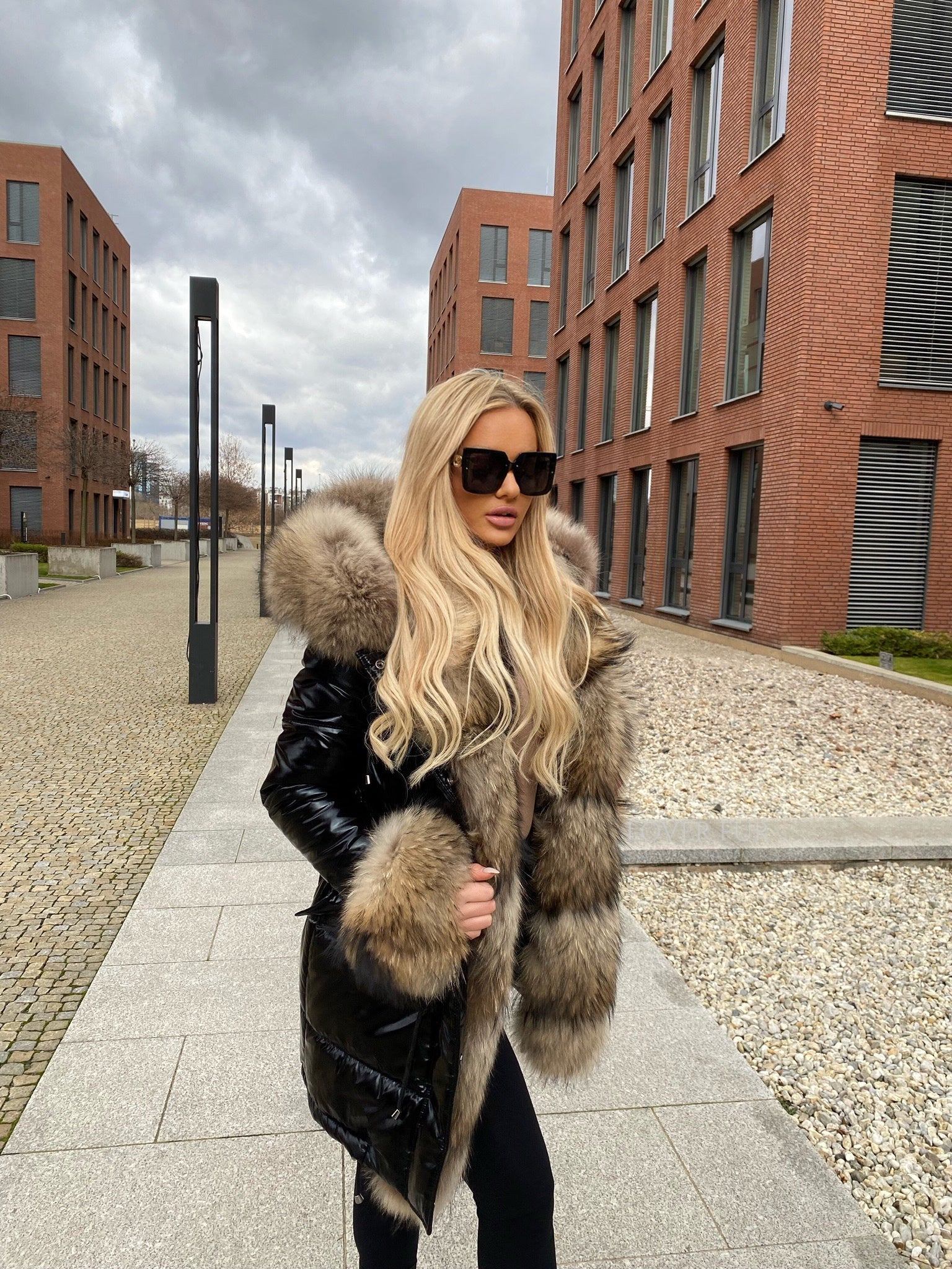 Parker coat with Raccoon Fur