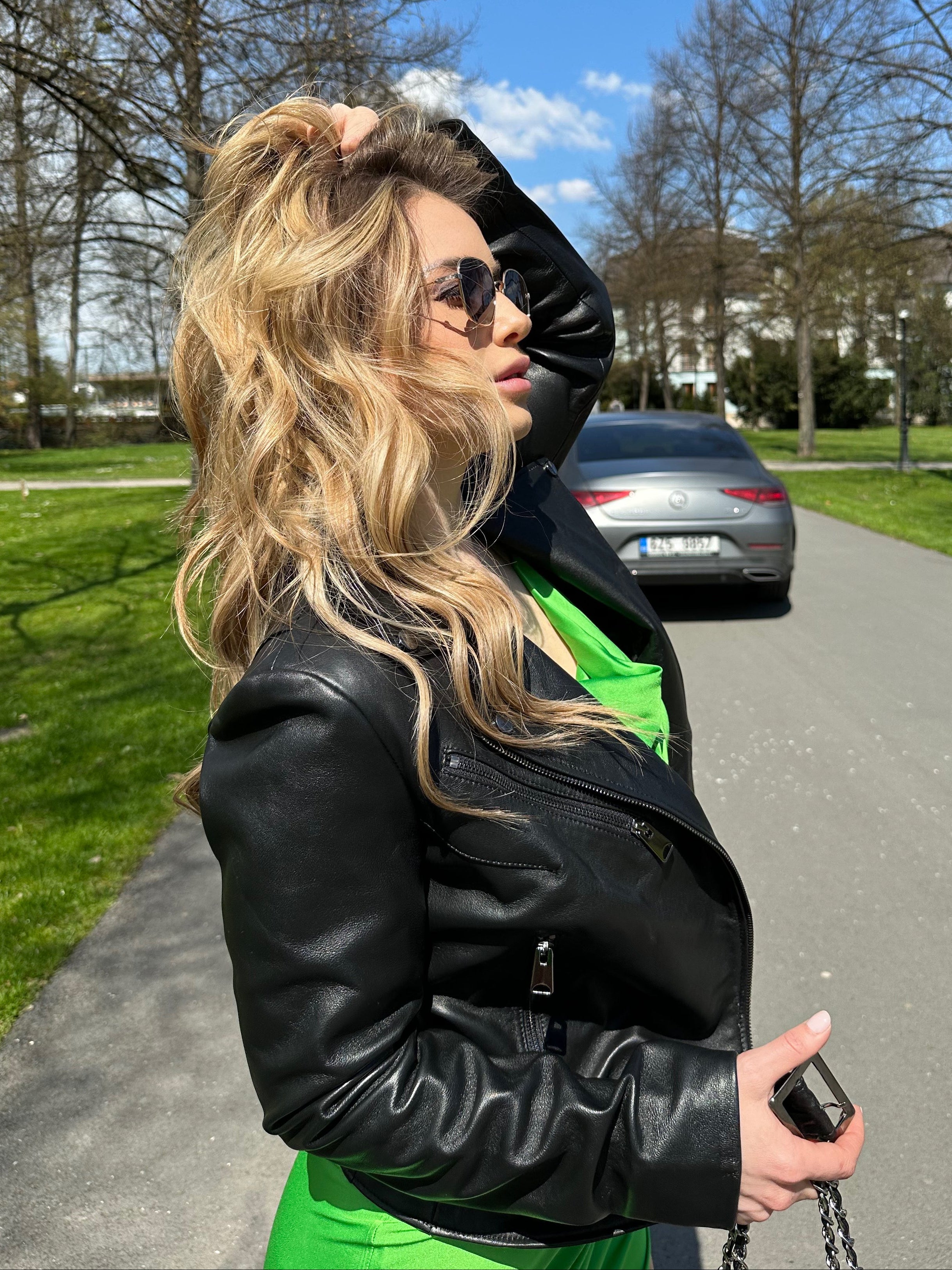 Plonge Lambskin Leather Jacket