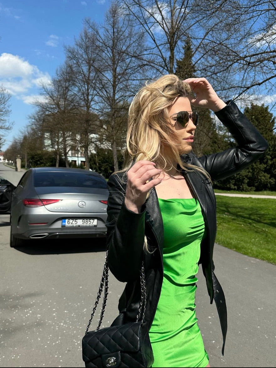 Plonge Lambskin Leather Jacket